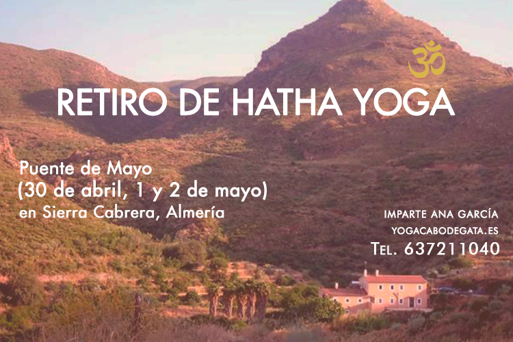 Retiro de Hatha Yoga en Sierra Cabrera Almería, Mayo 2022